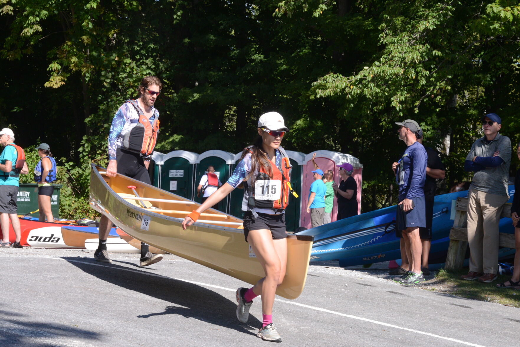 canoers at the Josh Billings